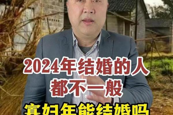 寡妇年2024真是不能结婚吗 寡年为什么不建议结婚