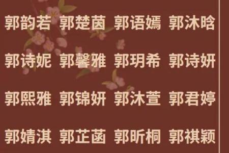郭姓女孩名字大全-郭姓女孩起名字大全-郭姓名字大全姓名