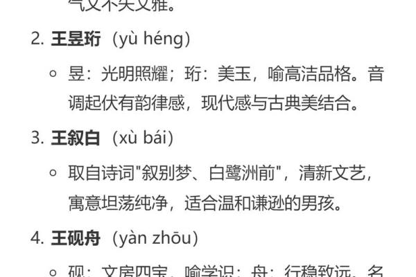 王姓男孩名字大全-王姓男孩起名字大全-王姓名字大全姓名